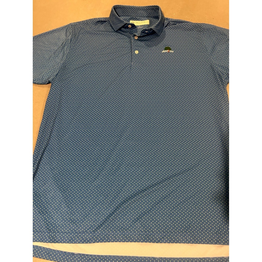 Donald Ross Sportswear Mens Golf Polo Shirt L‎ Blue